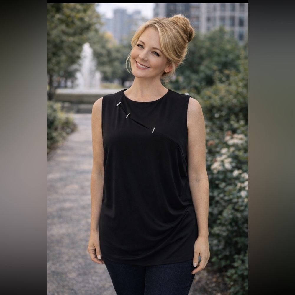 Black Sleeveless Top